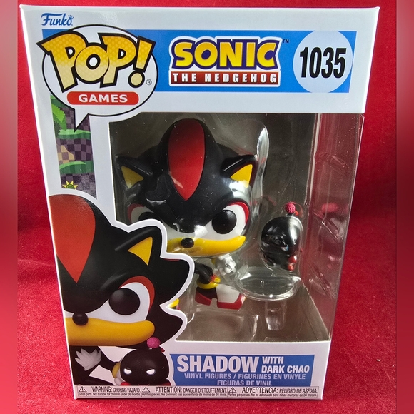 Shadow with dark chao funko # 1035 (nib) With pop protector - Picture 2 of 7